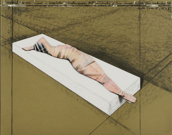 Christo : Wrapped Woman, Project for the Institute of Contemporary Art, Philadelphia, 1968  - Asta Arte moderna e contemporanea - Associazione Nazionale - Case d'Asta italiane