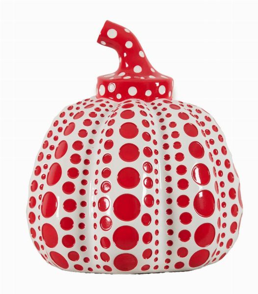 YAYOI KUSAMA : Pumpkin red and white  - Asta Arte moderna e contemporanea - Associazione Nazionale - Case d'Asta italiane