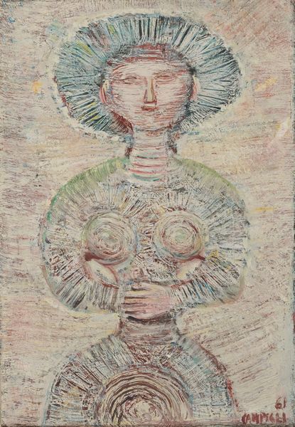 Massimo Campigli : Donna seduta - Idolo  - Asta Arte moderna e contemporanea - Associazione Nazionale - Case d'Asta italiane