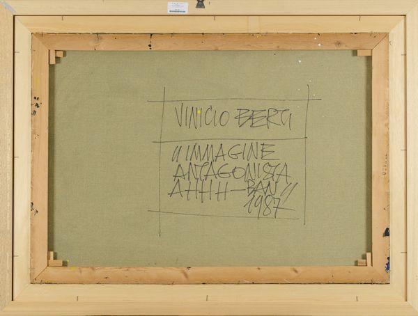 Vinicio Berti : Immagine Antagonista AHH-BAN  - Asta Arte moderna e contemporanea - Associazione Nazionale - Case d'Asta italiane