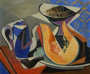 Gino Severini : Natura morta  - Asta Arte moderna e contemporanea - Associazione Nazionale - Case d'Asta italiane