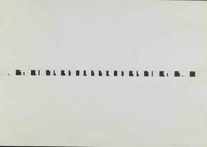 ALIGHIERO BOETTI : Senza titolo  - Asta Arte moderna e contemporanea - Associazione Nazionale - Case d'Asta italiane