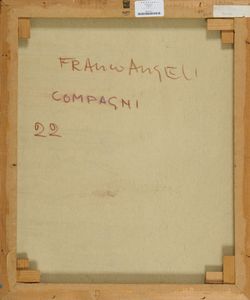 FRANCO ANGELI : Compagni  - Asta Arte moderna e contemporanea - Associazione Nazionale - Case d'Asta italiane