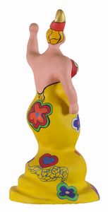 Niki De Saint Phalle : Nana Mode Rose - Nana Golden Turban  - Asta Arte moderna e contemporanea - Associazione Nazionale - Case d'Asta italiane