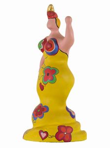 Niki De Saint Phalle : Nana Mode Rose - Nana Golden Turban  - Asta Arte moderna e contemporanea - Associazione Nazionale - Case d'Asta italiane