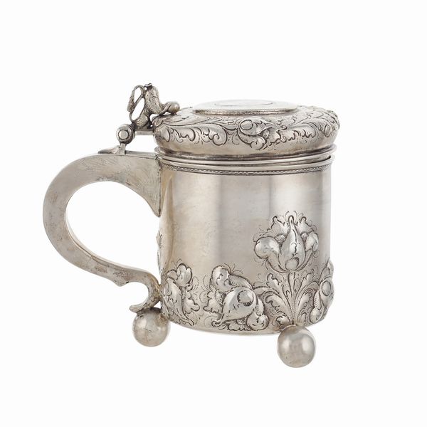 Tankard in argento  - Asta Argenti e l'Arte della Tavola - Associazione Nazionale - Case d'Asta italiane