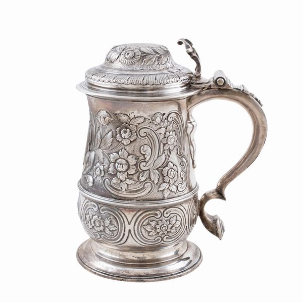 Tankard in argento  - Asta Argenti e l'Arte della Tavola - Associazione Nazionale - Case d'Asta italiane