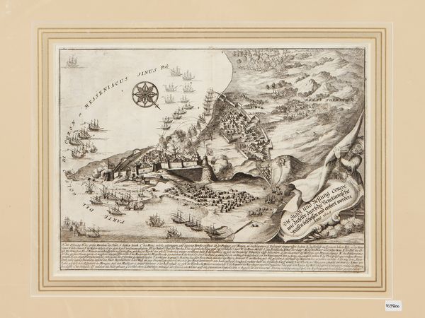 Matthäus Merian : Die Stadt und Festung Coron... Anno 1685  - Asta Dal Grand Tour al magico Oriente. Una collezione di stampe - Associazione Nazionale - Case d'Asta italiane