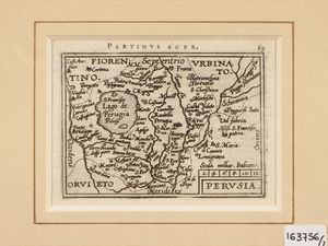 Abraham Ortelius - Perusia - Marca Anconitana (1601)