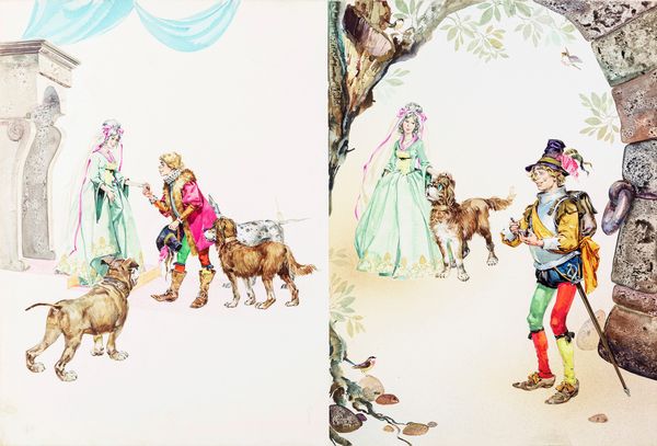 Pikka (Piero Cattaneo) : L'acciarino magico  - Asta Fairy Tales / Illustrazioni Originali - Associazione Nazionale - Case d'Asta italiane