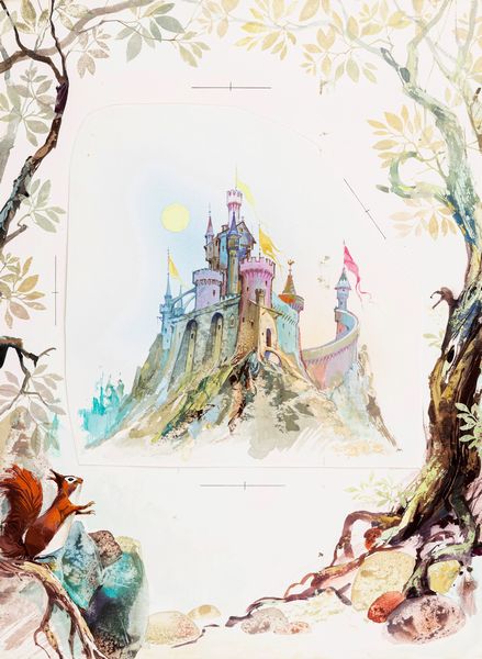 Pikka (Piero Cattaneo) : Biancaneve  - Asta Fairy Tales / Illustrazioni Originali - Associazione Nazionale - Case d'Asta italiane