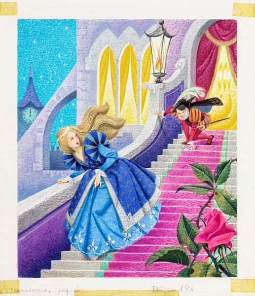 Severino Baraldi : Cenerentola  - Asta Fairy Tales / Illustrazioni Originali - Associazione Nazionale - Case d'Asta italiane