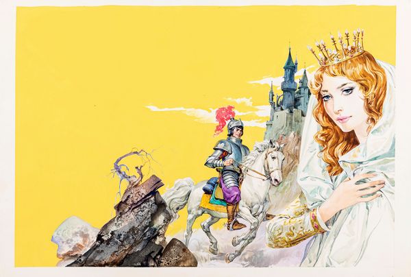 Pikka (Piero Cattaneo) : La principessa incantata  - Asta Fairy Tales / Illustrazioni Originali - Associazione Nazionale - Case d'Asta italiane