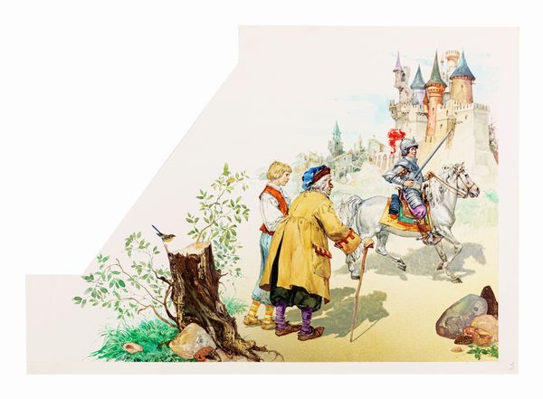 Pikka (Piero Cattaneo) : La principessa incantata  - Asta Fairy Tales / Illustrazioni Originali - Associazione Nazionale - Case d'Asta italiane