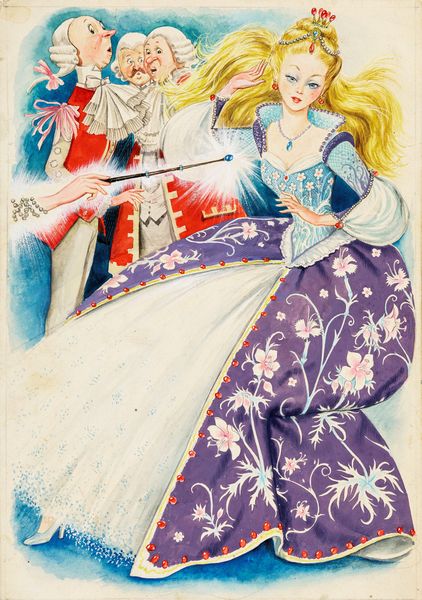 Gianni Benvenuti : Cenerentola  - Asta Fairy Tales / Illustrazioni Originali - Associazione Nazionale - Case d'Asta italiane