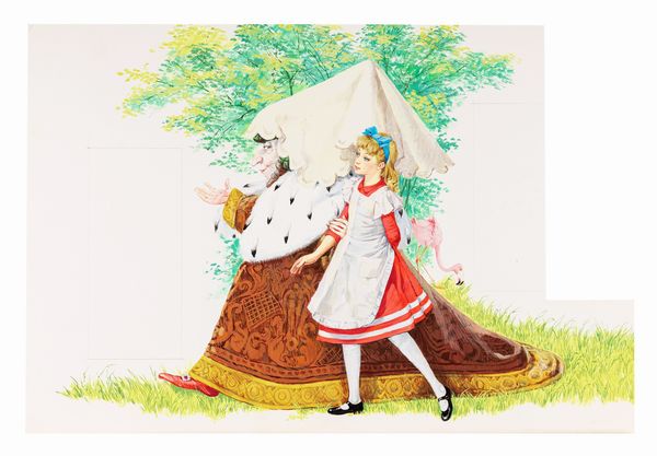 Libico Maraja : Alice nel Paese delle Meraviglie  - Asta Fairy Tales / Illustrazioni Originali - Associazione Nazionale - Case d'Asta italiane