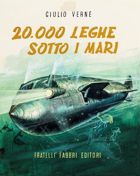 Libico Maraja : 20.000 leghe sotto i mari  - Asta Fairy Tales / Illustrazioni Originali - Associazione Nazionale - Case d'Asta italiane