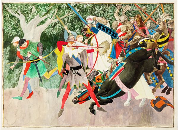 Gianni Benvenuti : Robin Hood  - Asta Fairy Tales / Illustrazioni Originali - Associazione Nazionale - Case d'Asta italiane