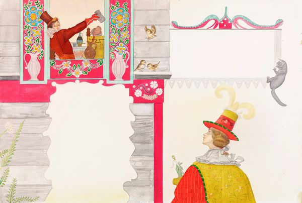 Ugo Fontana : L'uccello d'oro  - Asta Fairy Tales / Illustrazioni Originali - Associazione Nazionale - Case d'Asta italiane