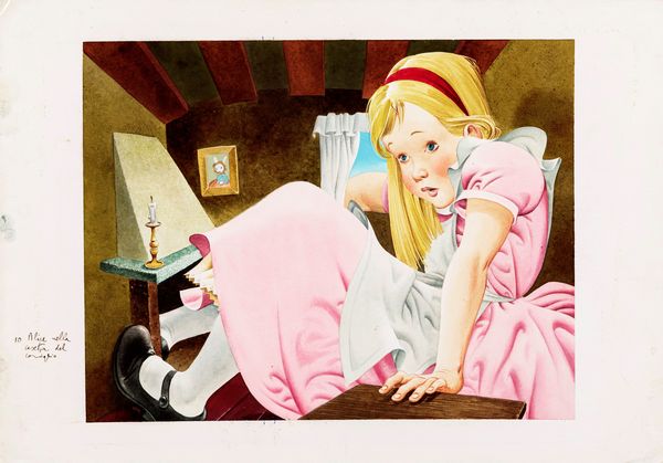 Tony Wolf (Antonio Lupatelli) : Alice nel Paese delle Meraviglie  - Asta Fairy Tales / Illustrazioni Originali - Associazione Nazionale - Case d'Asta italiane