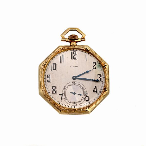 ELGIN : ELGIN OROLOGIO DA TASCA  - Asta OROLOGI E PENNE - Associazione Nazionale - Case d'Asta italiane