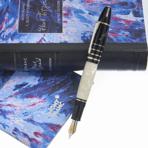 MONTBLANC MEISTERSTCK SCOTT FITZGERALD SERIE SCRITTORI EDIZIONE LIMITATA PENNA STILOGRAFICA N. 15580/18500 ANNO 2002  - Asta OROLOGI E PENNE - Associazione Nazionale - Case d'Asta italiane