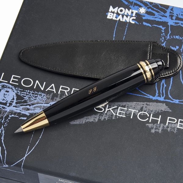 MONTBLANC MEISTERSTUCK LEONARDO PORTAMINE  - Asta OROLOGI E PENNE - Associazione Nazionale - Case d'Asta italiane