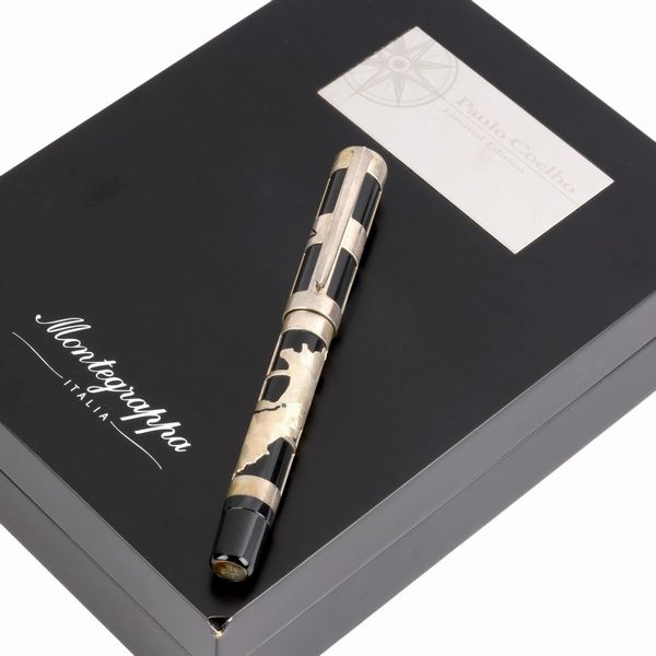 MONTEGRAPPA PAULO COHELO PENNA ROLLERBALL EDIZIONE LIMITATA N. 155/900  - Asta OROLOGI E PENNE - Associazione Nazionale - Case d'Asta italiane