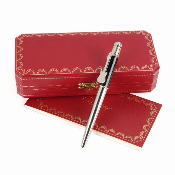 CARTIER DIABOLO ROCK N' ROLL PENNA A SFERA EDIZIONE LIMITATA N. 1568/2007  - Asta OROLOGI E PENNE - Associazione Nazionale - Case d'Asta italiane