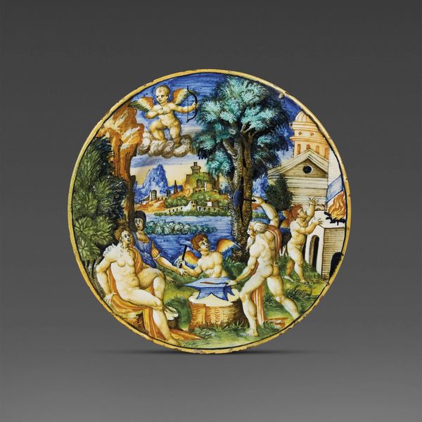 PIATTO, DUCATO DI URBINO, 1545-1550 CIRCA  - Asta IMPORTANTI MAIOLICHE RINASCIMENTALI - Associazione Nazionale - Case d'Asta italiane