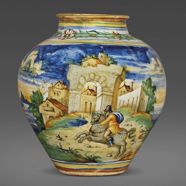 GRANDE VASO A BOCCIA, VENEZIA, MASTRO DOMENICO E COLLABORATORI, 1560-1570 CIRCA  - Asta IMPORTANTI MAIOLICHE RINASCIMENTALI - Associazione Nazionale - Case d'Asta italiane