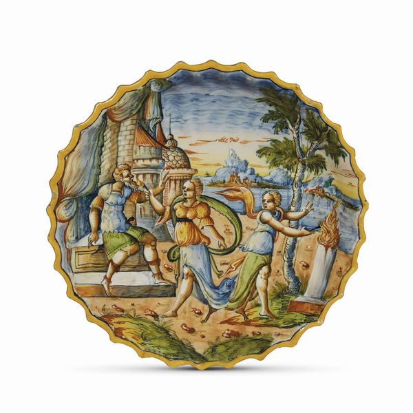 CRESPINA, RIMINI, 1540 CIRCA  - Asta IMPORTANTI MAIOLICHE RINASCIMENTALI - Associazione Nazionale - Case d'Asta italiane