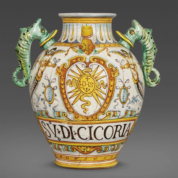 VASO BIANSATO, MONTELUPO, SECONDA MET SECOLO XVII  - Asta IMPORTANTI MAIOLICHE RINASCIMENTALI - Associazione Nazionale - Case d'Asta italiane