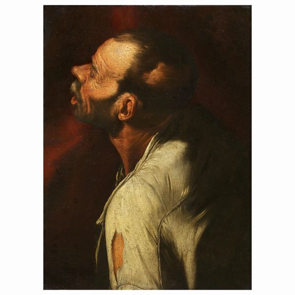 Pittore caravaggista napoletano, sec. XVII  - Asta ARCADE I DIPINTI DAL SECOLO XVI AL XVIII - Associazione Nazionale - Case d'Asta italiane