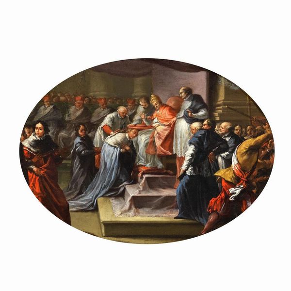 Scuola romana, sec. XVIII  - Asta ARCADE I DIPINTI DAL SECOLO XVI AL XVIII - Associazione Nazionale - Case d'Asta italiane