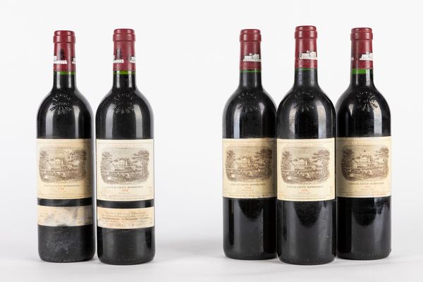 FRANCIA : CHATEAU LAFITE ROTHSCHILD (3 BT 1996, 2 BT 1998)  - Asta Vini e Distillati - Associazione Nazionale - Case d'Asta italiane