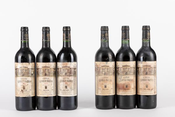 FRANCIA : CHATEAU LEOVILLE BARTON (3 BT 1995, 3 BT 1996)  - Asta Vini e Distillati - Associazione Nazionale - Case d'Asta italiane