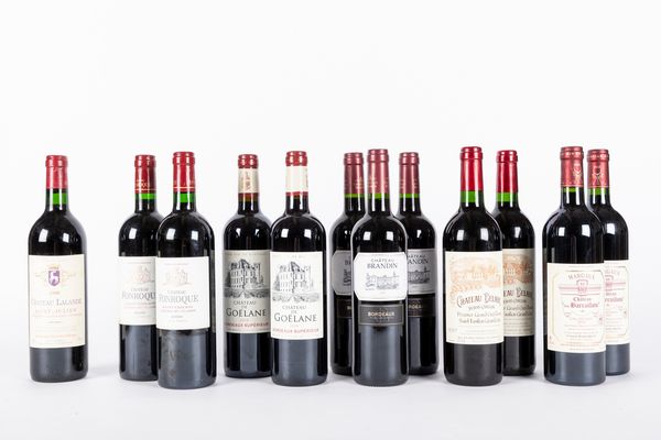 FRANCIA : Selezione Bordeaux (12 Bt)  - Asta Vini e Distillati - Associazione Nazionale - Case d'Asta italiane