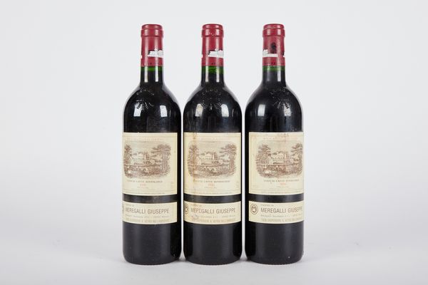 FRANCIA : CHATEAU LAFITE ROTHSCHILD (3BT)  - Asta Vini e Distillati - Associazione Nazionale - Case d'Asta italiane