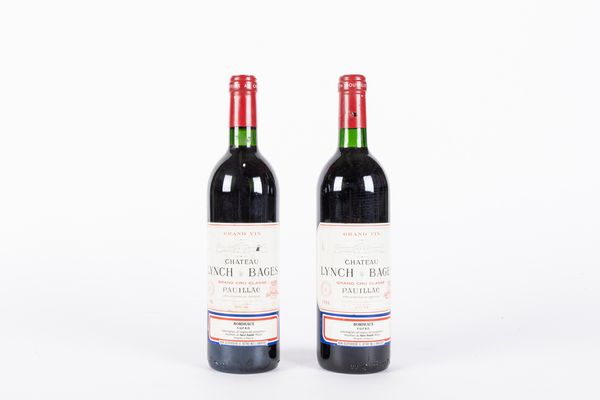 FRANCIA : CHATEAU LYNCH BAGES (2 BT)  - Asta Vini e Distillati - Associazione Nazionale - Case d'Asta italiane