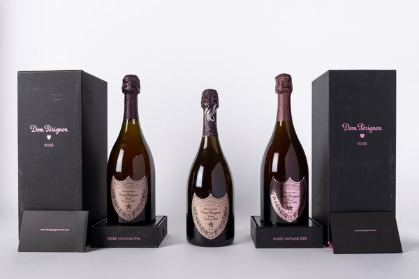 FRANCIA : DOM PERIGNON ROSE' (3 BT)  - Asta Vini e Distillati - Associazione Nazionale - Case d'Asta italiane