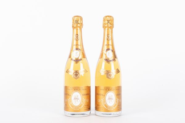 FRANCIA : Louis Roederer, Cristal (2 bt)  - Asta Vini e Distillati - Associazione Nazionale - Case d'Asta italiane