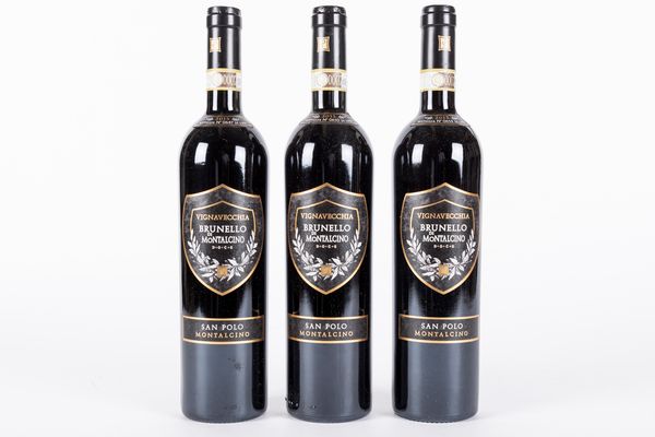 Italia : San Polo	BRUNELLO DI MONTALCINO VIGNAVECCHIA (3 BT)  - Asta Vini e Distillati - Associazione Nazionale - Case d'Asta italiane