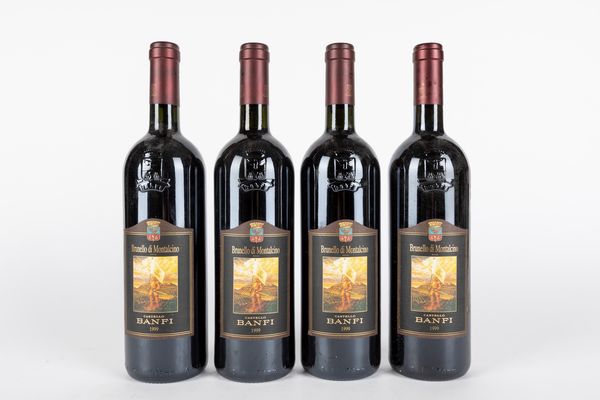 Italia : Castello di Banfi, Brunello di Montalcino DOCG (4 BT)  - Asta Vini e Distillati - Associazione Nazionale - Case d'Asta italiane