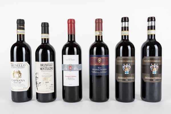 Italia : Selezione Brunello di Montalcino (6 BT)  - Asta Vini e Distillati - Associazione Nazionale - Case d'Asta italiane