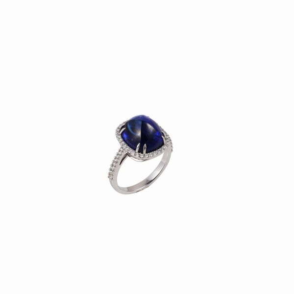 * ANELLO, ZAFFIRO 'ROYAL BLUE'  - Asta GIOIELLI IMPORTANTI - Associazione Nazionale - Case d'Asta italiane