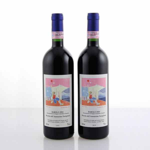 Roberto Voerzio, Barolo Rocche dell'Annunziata Torriglione 2004  - Asta Vini e Distillati Web Only - Associazione Nazionale - Case d'Asta italiane