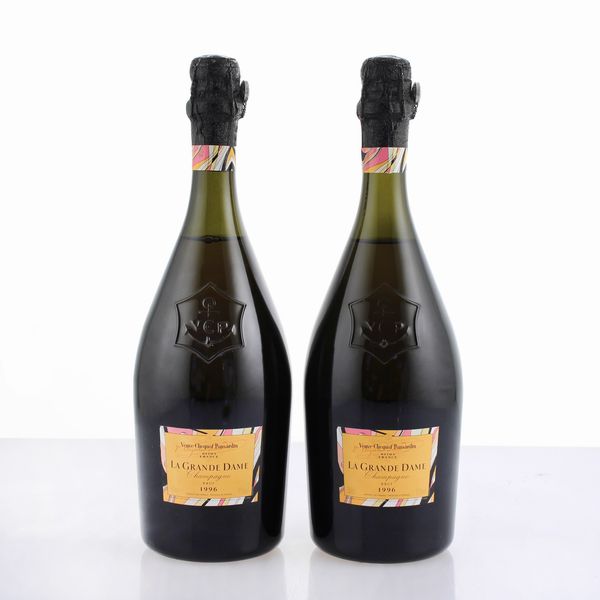 Veuve Cliquot Ponsardin, La Grand Dame 1996  - Asta Vini e Distillati Web Only - Associazione Nazionale - Case d'Asta italiane