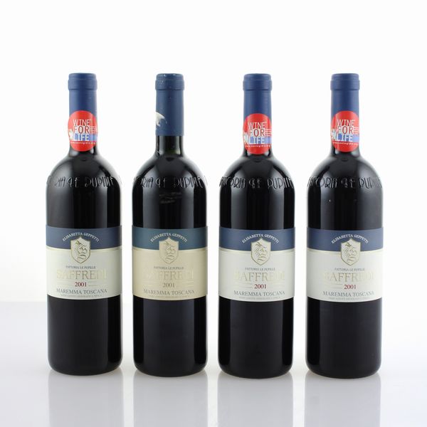 Fattoria Le Pupille, Saffredi 2001  - Asta Vini e Distillati Web Only - Associazione Nazionale - Case d'Asta italiane