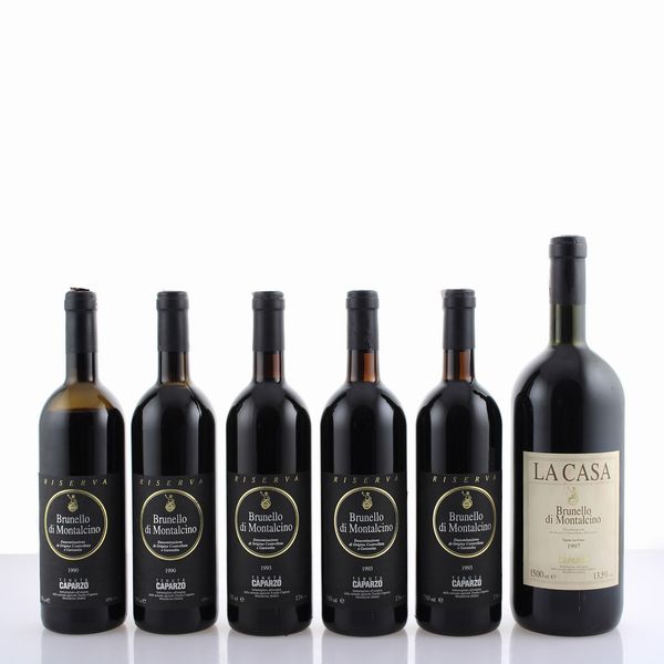 Selezione Tenuta Caparzo, Brunello di Montalcino  - Asta Vini e Distillati Web Only - Associazione Nazionale - Case d'Asta italiane